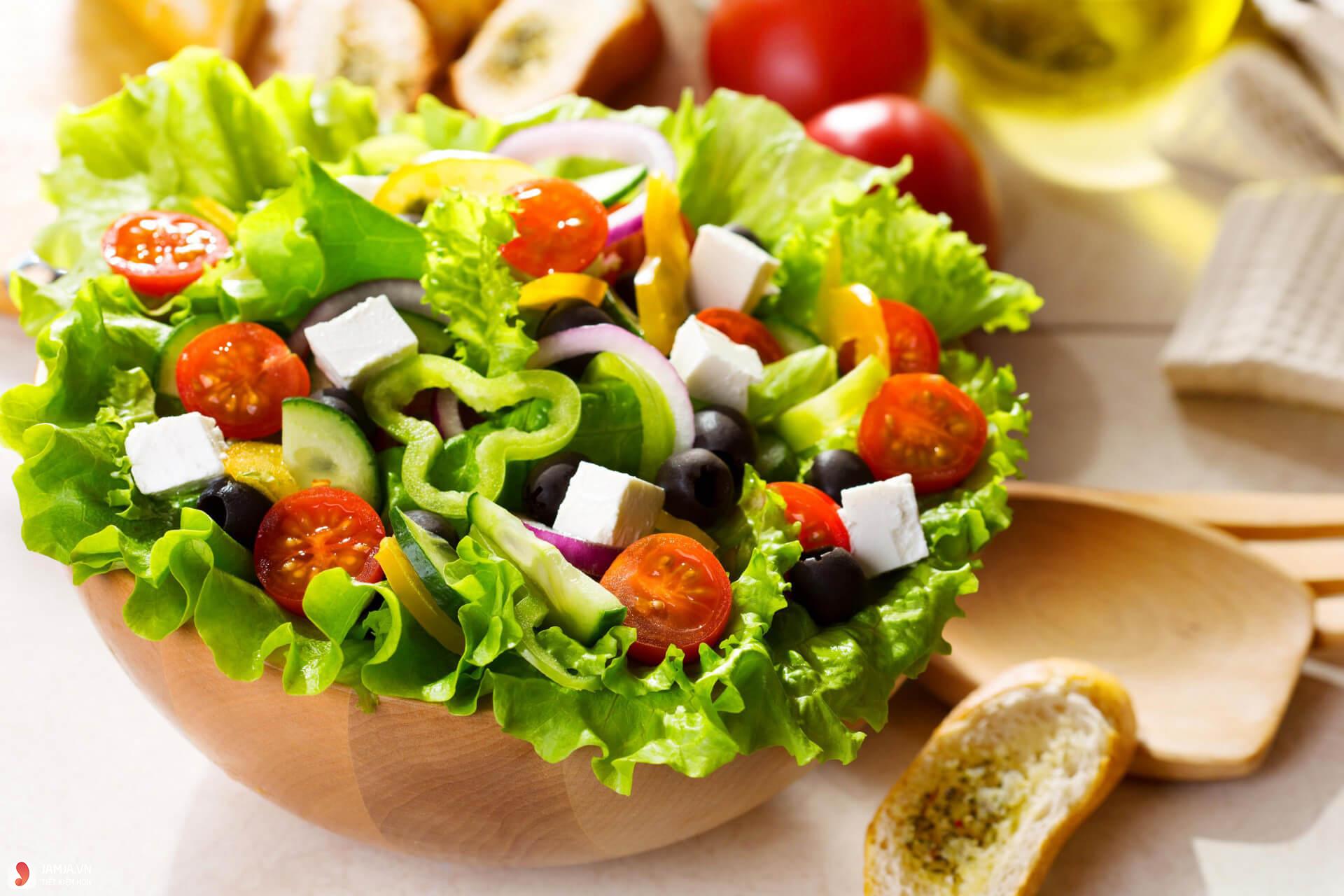 cách làm salad trộn dầu giấm